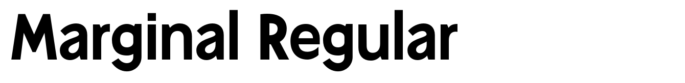 Marginal Regular